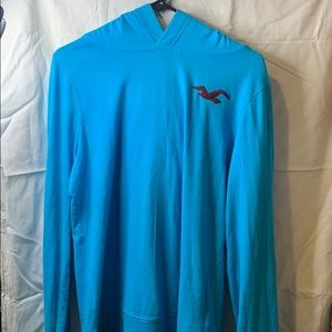 Hollister hooded shirt